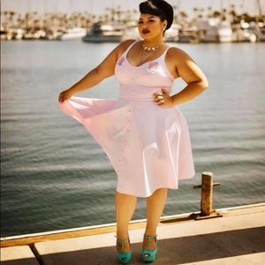 Pink Seashell Detail Dress